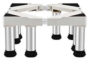 Base de meuble réglable pour machine à laver, sèche-linge et réfrigérateur – Tapis anti-vibrations de 20,1 cm de hauteur pour lave-vaisselle et machine à glaçons