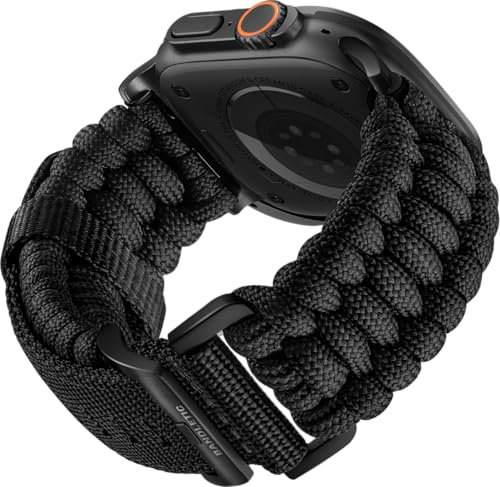 Bandletic Paracord Nylonband kompatibel mit Apple Watch Ultra 3/2/1 Armband