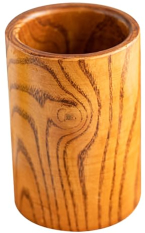 Ipetboom Porta Utensilios De Madera Multifuncional Orificios De Drenaje, Soporte Para Palillos y Utensilios De Cocina, Material Resistente, Para Encimera y Almacenamiento Organizado