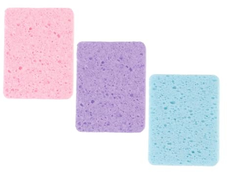 Housoutil 3piezas Esponjas De Limpieza Esponja Limpiadora De Pinceles Almohadilla De Lavado Ultra Absorción De Agua para Pintura Acrílica Al Óleo Kit De para Pintar para Limpiar Pinceles