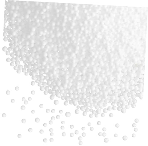 AUTSUPPL Bean Bag Chair Filling Balls 200g White 3-5mm Foam Beads Epp Sofa Filler Beans for Living Room Cushion Stuffing and Relaxation Seats