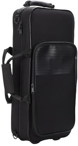 CHICIRIS Étui pour Trompette, Tissu Oxford Portable avec Bandoulière Réglable, Sac de Rangement de Protection pour Instruments en Laiton, Idéal pour Les Musiciens en Déplacement