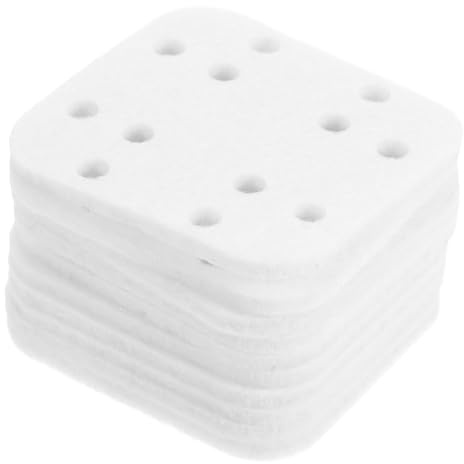 BESPORTBLE Set da 10 Filtri Quadrati per Umidificatori Cuscinetti Assorbenti Minerali Anticalcare, Compresse Aromatiche per Diffusione Oli Essenziali, Ricambio per Uso Domestico e Ufficio