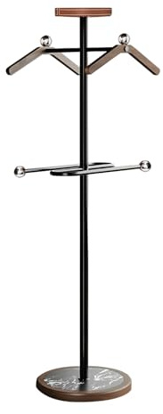 Modern Herren Diener mit Ablage - Stilvoller Stummer Kleiderständer für Herren & Damen ideal für Schlafzimmer und Eingangsbereich platzsparend och funktionell.