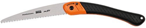 Bahco 396-HP Segaccio per potatura con lama di 19 cm, nero/arancione