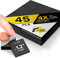 Grands Carrés Aimanté - 45 Carrés Magnétiques (3 cm x 3 cm) - Plaques Aimant Pelables - Stickers Autocollantes - Aimants Flexibles - Aimant Adhésif - Alternative aux Aimant Autocollants, Rouleaux