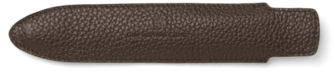Graf von Faber-Castell 118746 - Étui à crayons pour 1 instrument d'écriture, Cashmere, marron foncé