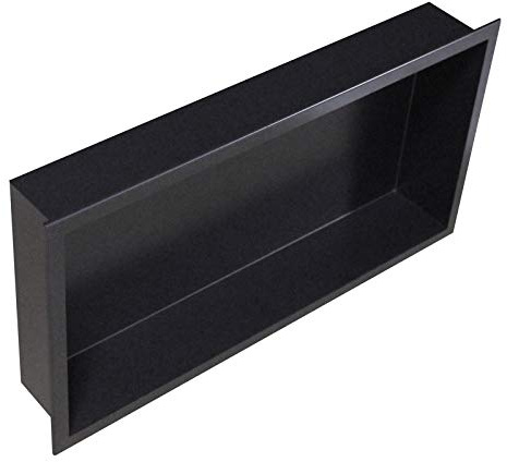 Bernstein Nicchia da parete BS603010-60 x 30 x 10 cm - colore selezionabile, Colore:nero