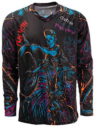 PSPORT Herren Mode Radtrikot Sommer Fahrrad Sportbekleidung MTB Trikot Tolle Geschenke Langarm Mountainbike Kleidung