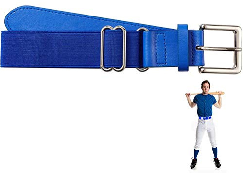 Asotagi Sportgürtel, 115 cm, Baseballgürtel, Softball-Gürtel, verstellbar, stilvoller Taillengürtel für Jugendliche und Erwachsene, Outdoor-Sportaktivitäten (blau)