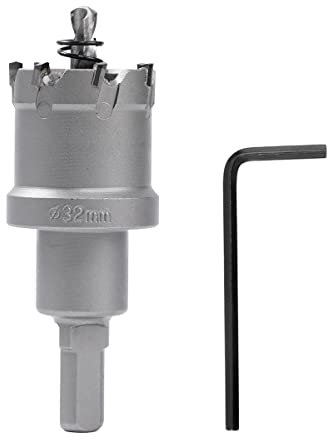 Dribotway Bi-Metall Lochsäge 32mm Hartmetall Heavy Duty Industrial Grade Edelstahl Lochschneider für Mental Wood Edelstahl Kunststoff Kupfer