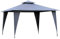 Outsunny Pavillon Partyzelt mit Doppeldach 3,45x3,45x2,68m Festzelt Gartenlaube Metall Polyester Grau