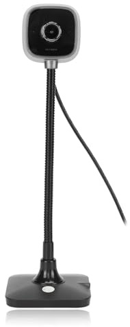 Dpofirs USB-Webcam für Laptops, 1080P Full HD-Kamera mit Mikrofon, Rauschunterdrückung, 360° Einstellbarer Winkel, PC-Kompatibel, ideal für Videokonferenzen