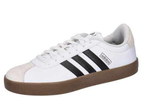 adidas Herren VL COURT 3.0 SHOES, Cloud white/core black/grey one, 42 2/3 EU