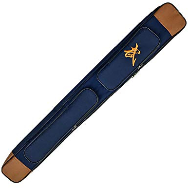 KOINEN Schwerttasche, Tai Chi Tragetasche, Doppellagige Kampfsport-Schwertwaffen-Trageschwert-Tasche, multifunktionale Tasche, Tragegurt – Blau, doppellagig, 109 cm (Color : Double Layer 118 cm)