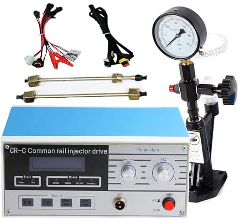 DLAZUM Kompressionskit für Diesel-Einspritzdüsen-Tester, Diesel-Einspritzdüsen-Tester, Cit800 Diesel-Common-Rail-Einspritzdüsen-Tester, Diesel-Piezo-Einspritzdüsen-Tester + S60H-Injektor-Validator