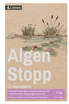Lawana Algen Stopp, 1 kg - Bekämpft Fadenalgen und grünes Wasser auf natürliche Weise. Beugt Algenwuchs vor.