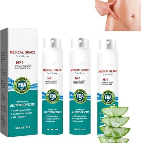 Lukcr Narbenspray, Lukcr Narbenspray in medizinischer Qualität, Narbenentfernungsspray, Narbenentfernungsspray, fortschrittliches Narbenspray, Narbenbehandlungsspray für alle Arten von Narben (3