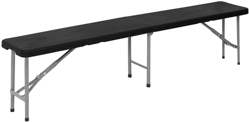 SPRINGOS Banc de jardin pliable en plastique avec poignées de transport
