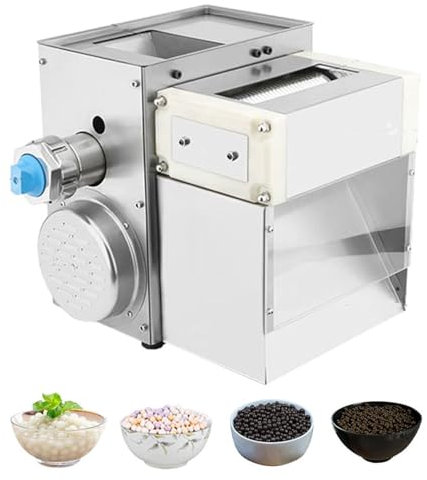 Milk Tea Pearl Making Machine, Commercial Automatic Tapioca Pearl Maker, Pill Making Specifications 3-12MM, Uniform Size and Smooth Delicate, for Water Pills, Honey Pills, Taro Balls, Pearl Pills