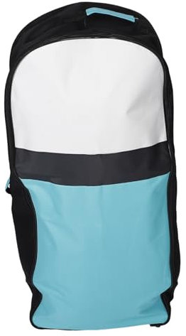 FOYTOKI Aufblasbares Surfboard Für Erwachsene Schwimmbrett Mit Integriertem Ständer Leichtes Ergonomisches Tragesystem Wasserdichtes Design Für Strand Und Pool