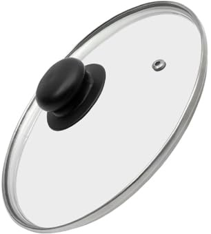 YSAMAX Glass Lids for Saucepan, Transparent Heat-Resistant, Frying Pan With Lid, Dishwasher, Dishwasher Safe, Safe And Comfortable Handling, Versatile Uses, (14 CM)