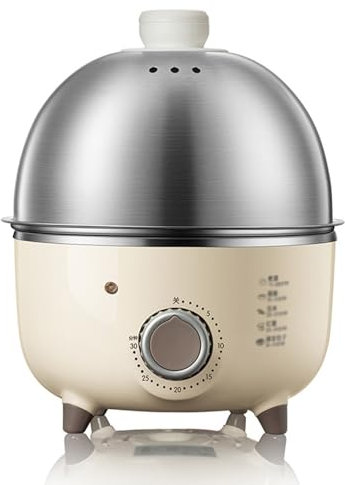 XYUERU Cuociuova Elettrico in Acciaio Inossidabile, Cuociuova, Macchina for La Colazione, Cuociuova Multifunzione, Cuociuova A Vapore for Crema Pasticcera, Cuociuova Automatico A Vapore