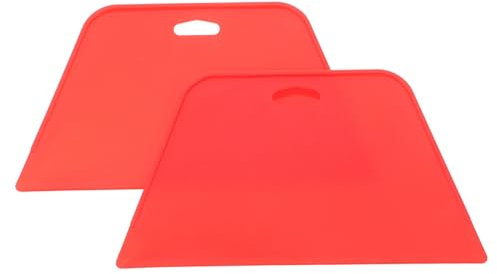 Raclette à Papier Peint Rouge 2 Pièces pour Pose Rapide et Lissage