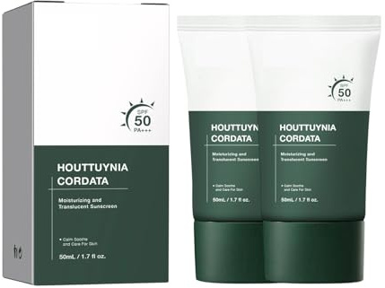 Crema solar hidratante, protección UV, refrescante diario y no graso, cuidado facial de la piel hidratante, refrescante, hidratante, blanqueador, aislante y portátil (2 unidades)