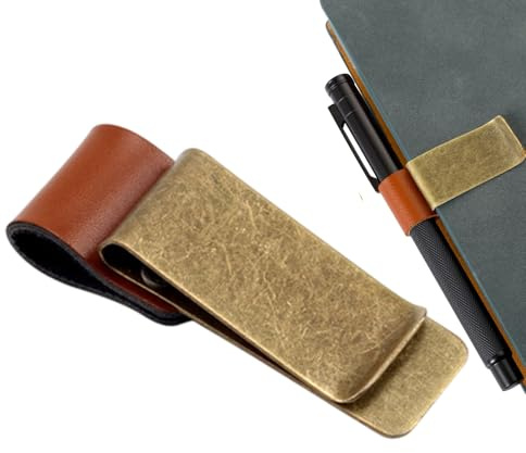 Yulokdwi Stifthalter Klemme,Planer Ständer Für Stifte | Multifunktionaler Retro Stifthalter Für Notizbuch Journal Planner