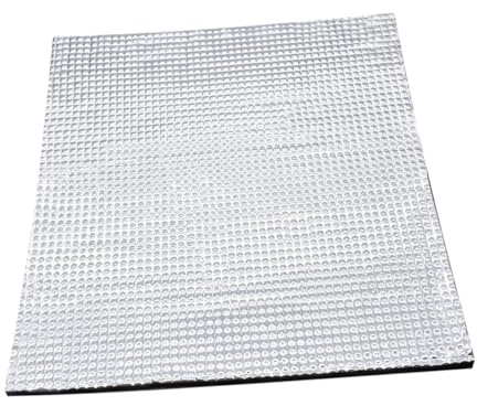 WOONEKY Selbstwärmendes Parrot Wärmepad mit Reflektierender Silberfolie Isolierende Wintermatte für Haustiere Faltbare Heizmatte für Terrarien und Vogelkäfige