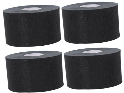 OUNONA 4 Rollen Einweg Nackenschutzpapier aus Hautfreundlichem Papier Flexibel und Robust Nackenstreifen für Friseursalon und Barbierzubehör