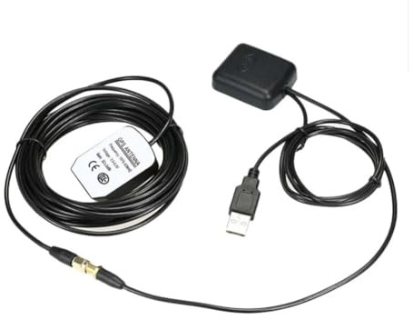 Buhdjfnke Antena GPS Navigator Amplificador de Señal Receptor Completo + Transmisor Booster Set para el de Navegación del Coche