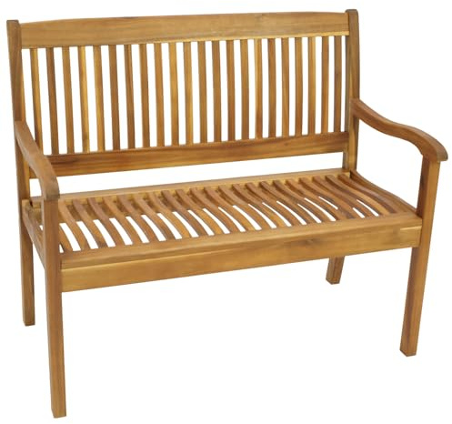 DEGAMO Gartenbank Holzbank Maracana 2-sitzer 107cm, Akazienholz geölt