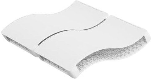 Augerlite Bonnell madrass fjäderkärna medium 200 x 200 cm komfortmadrass med ventilerande tygöverdrag, hållbar fjädermadrass för vuxna och seniorer, tyst, tvättbar vid 40 °C