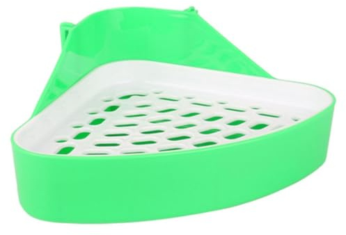 Genérico de para Conigli | Allenatore per IR al bagno con gabbia per animali di piccola taglia, orinatoio Trainer Corner Litter Bedding Box Pet Pan per piccoli animali Bunny