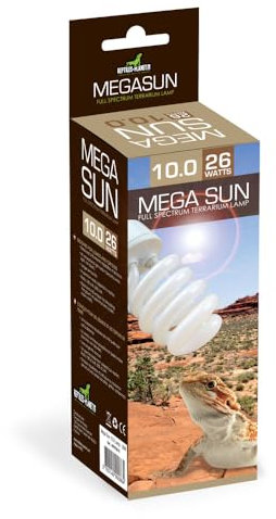 Reptiles-Planet Mega Sun UVB 10.0 Lampe, 26W