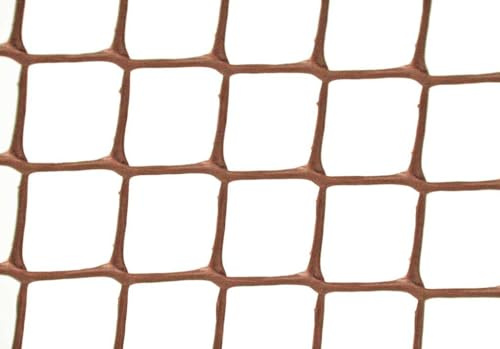 Tildenet 50090 19 mm 0.5 x 6 m Plastic Garden Mesh, Brown
