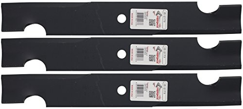 Rotary 52 – 54 2173 Heavy Duty Notched High Lift Commercial Lawnmower Blade Set (3)