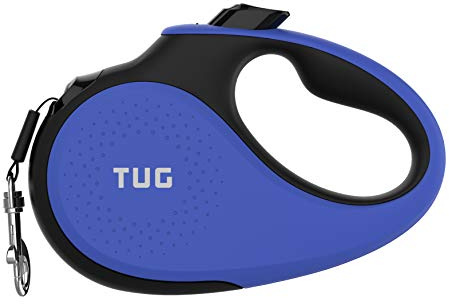 TUG Original Retractable Dog Leash, 16 ft (Small, Blue)
