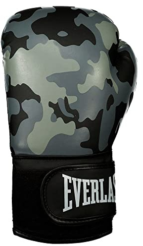 Everlast Unisex – Erwachsene Boxhandschuhe Spark Glove Trainingshandschuh, Grau Camouflage