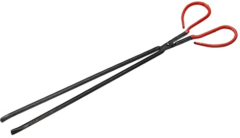 sourcing map Pinzas de tijera, 52cm de acero al carbono Grabber Recolector de basura Carbón Herramienta de recogida (negro)