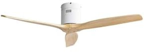 FABRILAMP Ventilatore da soffitto Aguilon DC bianco 3 pale senza luce