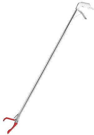 Baoblaze Schlangenfänger, Reptiliengreifer, Edelstahl, extra Langer Griff, Schlangenklammer, Schlangenzange, selbstverriegelbar, stark, langlebig, Ausrüstung, 120CM