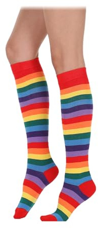 Pride Socken,Regenbogen Socken,Interesante LGBT Rainbow Socke,Bunte Gestreifte Socks Damen,LGBTQ Personalisierte Regenbogensocken (DE/NL/SE/PL, Alphanumerisch, Einheitsgröße, Regular, Regular, Lang)