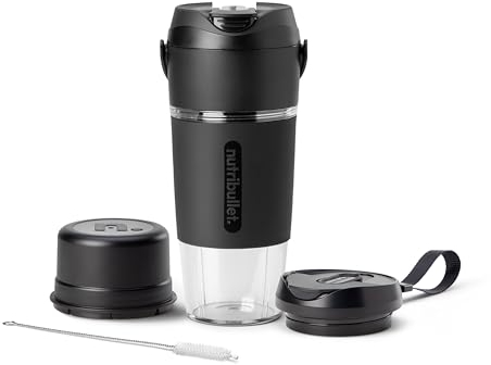 nutribullet Flip Portable Blender with Tritan Cup, Black, NBPB10350