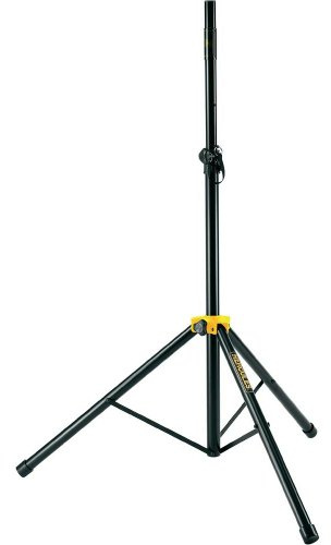 Hercules 200B Speaker Stand Set, Metal, Yellow, 2050mm Max Height, 99.2lb Load Capacity, Fixed Fit, 200B Part Number