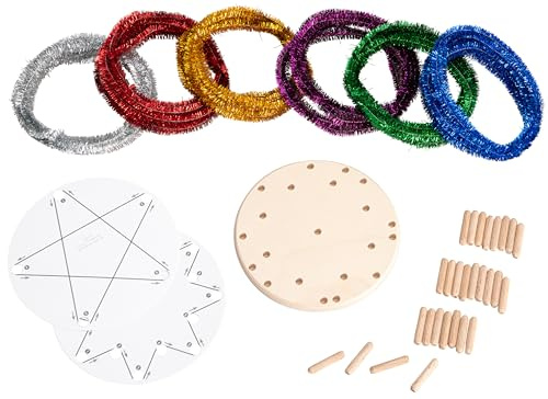 Betzold Wickelstern-Bastelset Weihnachts-Stern | Vorlagen, Christbaum-Schmuck