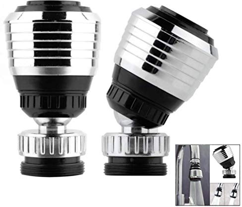 iwobi 360 ° Cabeza Giratoria Filtro Faucet, Filtro de Burbujas Adaptador de Filtro Dispositivo para El Ahorro de Agua En El Hogar