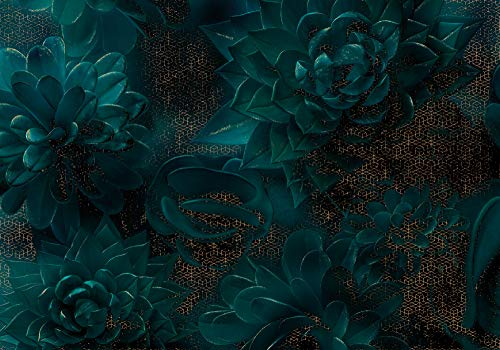 Komar Vlies Fototapete OMBRES | Tapete, XXL, Dekoration, Jugendstil, Schlafzimmer, Wohnzimmer, Büro, Flur | Größe 400 x 280 cm (Breite x Höhe) | HX8-052